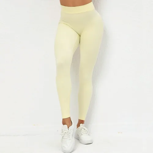 Vista 5 de ADJHDFH Leggings con espalda en V para mujer, mallas de cintura alta para entrenamiento, gimnasio, yoga, pantalones de yoga para mujer