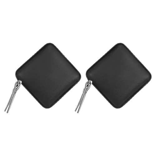 Vista 12 de HARFINGTON Cinta métrica retráctil cuadrada de 59.1 in/60 pulgadas, funda de cuero suave, tamaño de bolsillo para cuerpo, tela, medidas de costura