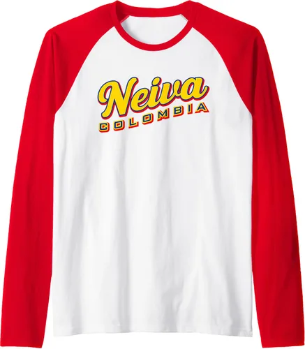 Vista 8 de Camiseta de béisbol raglán Neiva Colombia