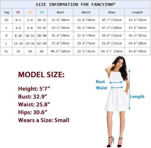 Vista 6 de FANCYINN - Mini vestido con tirantes delgados para mujer, vestido informal y sexi con estampado floral