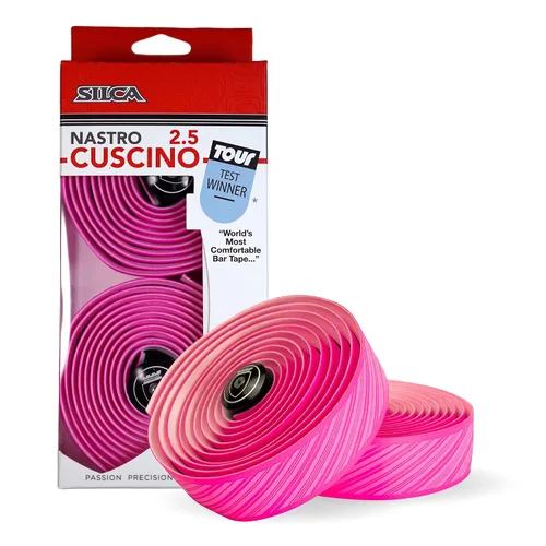 Vista 9 de SILCA Nastro Cuscino - Cinta para manillar de bicicleta extra gruesa, color negro, 0.098 in