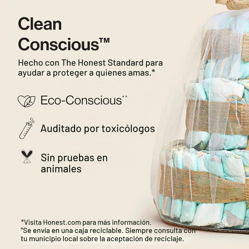 Vista 5 de The Honest Company Pastel de pañales, a base de plantas, por encima de todo