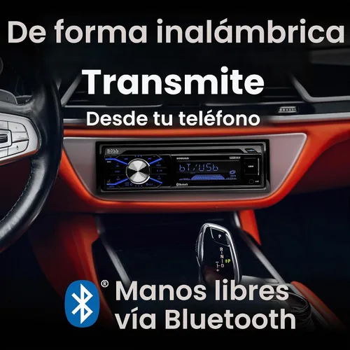 Vista 4 de BOSS Audio Systems 656BCK - Paquete estéreo para automóvil - Din único, Bluetooth, CD MP3 USB AM Radio FM, altavoces de rango completo de 6.5