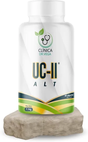 Vista 2 de CLINICA DR. Vega UC-II ALT Colágeno tipo II + glicinato de boro + ácido hialurónico Soporte diario para movilidad y estilo de vida activo 60