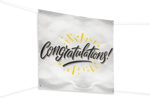 Vista 27 de Cartel de baby shower para uso en interiores y exteriores de 4 x 1 pies, pancarta grande personalizada y letreros con cuerda para colgar, telón
