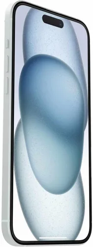 Vista 2 de OtterBox Protector de pantalla de vidrio para iPhone 15, respuesta táctil impecable, resistente a las huellas dactilares, fácil instalación