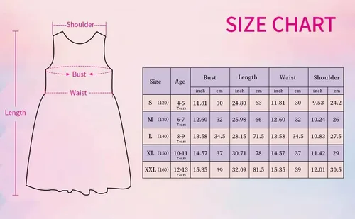 Vista 6 de JESKIDS Vestido de fiesta de lentejuelas brillantes para niñas, vestido de tul con volantes para niños, 4-13 años
