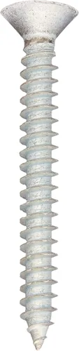 Vista 2 de Hard-to-Find Fastener 014973160487 Tornillos de bisagra plana Phillips, 9 x 1-1/2, pieza-20, blanco