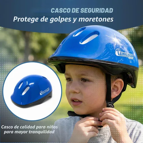 Vista 3 de Chicago Inline Training Roller Skates with Protective Gear for Kids – Durable, Top Performance Roller Blades, Wrist Guards, Kneepads & Backpack