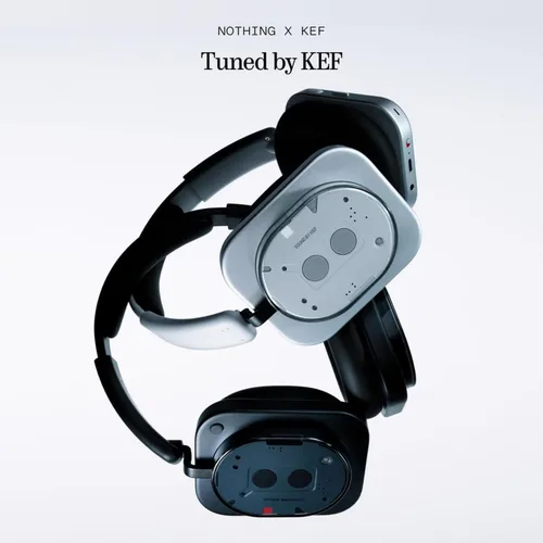 Vista 6 de Nothing Auriculares (1) Auriculares híbridos con cancelación activa de ruido, auriculares inalámbricos sobre la oreja con 6 micrófonos, 80 horas