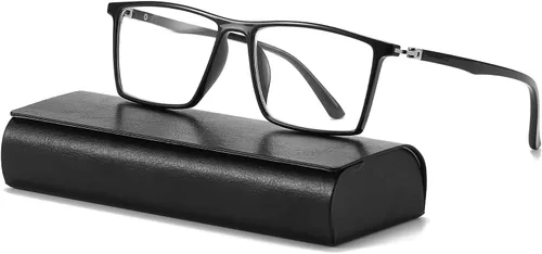 Vista 2 de Lentes de miopía para hombres y mujeres, lentes de miopía con bloqueo de luz azul, lentes para conducir con visión cercana para distancia