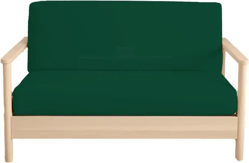 Vista 25 de Fundas para futón sin brazos tamaño individual, fundas de futón 100% algodón egipcio, funda de sofá con cremallera, protector de sofá cama, funda