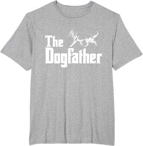 Vista 34 de The Dogfather Pastor Alemán - Camiseta de regalo divertida, Negro, S
