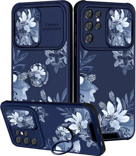 Vista 142 de Funda 2 en 1 para Samsung Galaxy S23 Ultra Flamingo para mujeres y niñas, diseño femenino de flamencos con cubierta deslizante para cámara y soporte