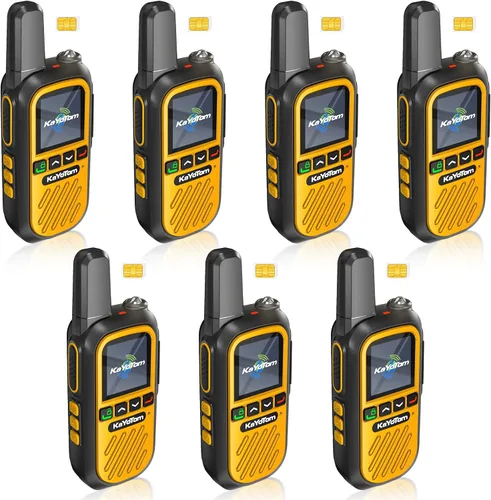 Vista 16 de Walkie Talkies de largo alcance global de alcance ilimitado 4G LTE PoC Radios bidireccionales (más de 5000 millas), resistentes e impermeables