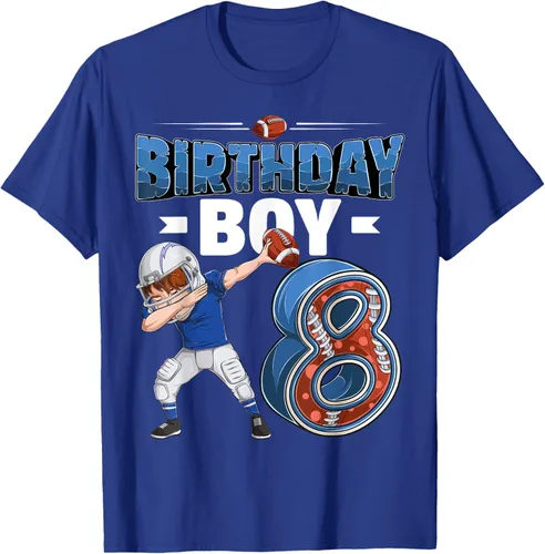 Vista 21 de Dabbing Boy - Camiseta de 8 años de fútbol americano americano, Negro, S