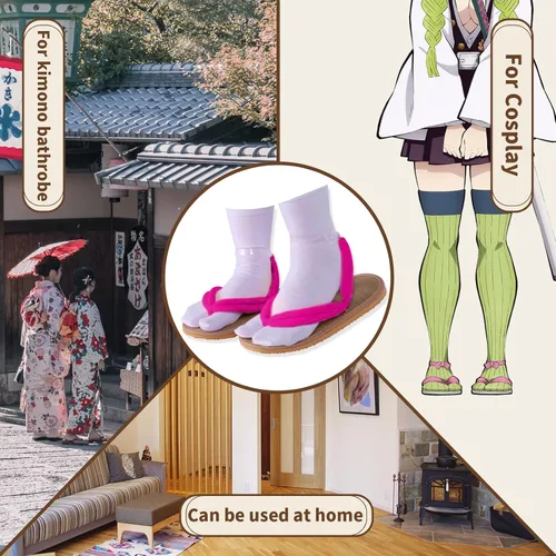Vista 4 de Demon Slayer Kimetsu no Yaiba - Zueco para cosplay, Demon Slayer Oshitar Prop