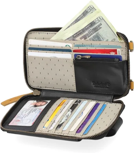 Vista 2 de Timberland - Bolso cruzado de cuero RFID para teléfono de mujer