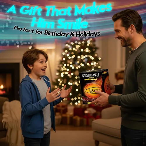 Vista 3 de Baloncesto con luz LED para niños adolescentes: genial juego de pelota nocturno para cumpleaños, Navidad, Pascua, juguete deportivo que brilla
