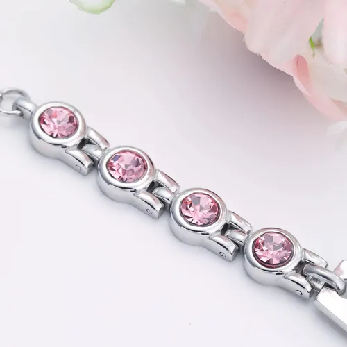 Vista 5 de JFJEWER Pulseras de alerta médica para mujeres y hombres, grabado gratis, pulsera de identificación médica personalizable, incluye una tarjeta