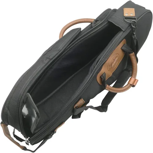 Vista 3 de Funda de mochila para saxofón alto, bolsa de saxofón suave, ligera, 0.591 in acolchada