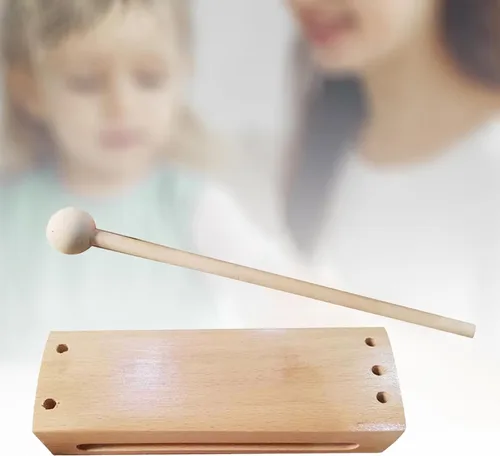 Vista 7 de Musical Instrument Wood Rhythm Block Musical Percussion Instrument Easy to Use