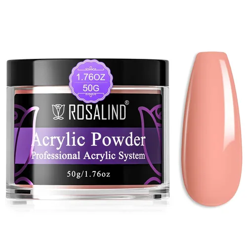 Vista 16 de Rosalind Polvo de uñas acrílico negro 50 g/1.76 oz – Polímero de cristal negro polvo de uñas para extensión acrílica, no necesita lámpara