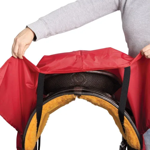 Vista 4 de Dura-Tech Funda de nailon Western para sillín Protección libre de polvo Prevención de arañazos Material de nailon de 420 denier Correas