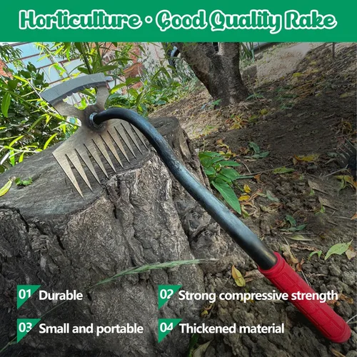 Vista 2 de Nueva herramienta de deshierbe de artefactos de desarraigo, herramienta de jardinería de doble propósito, herramienta de jardín de azada, extractor
