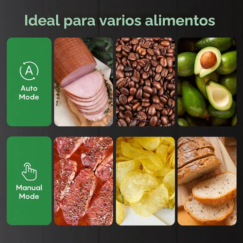 Vista 2 de FRESKO Máquina selladora al vacío con detección automática de bolsas, juego de accesorios al vacío de tarro Mason, doble sellado térmico, fácil