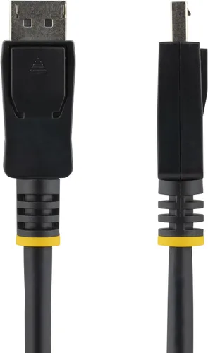 Vista 2 de Cable Displayport a Displayport de 50 pies con pestillos M/M