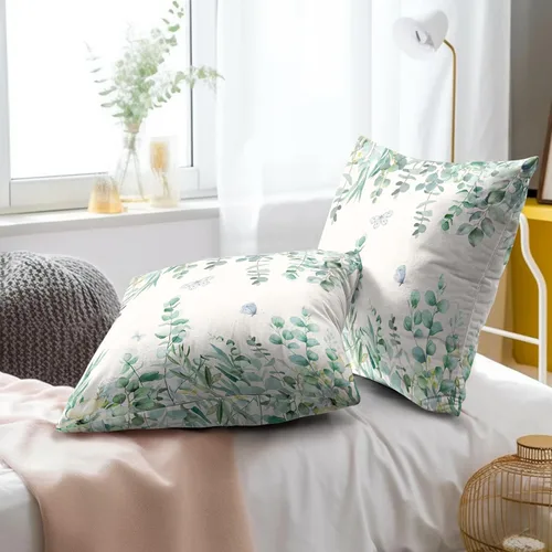Vista 62 de Giwawa Juego de 2 fundas de almohada decorativas con diseño floral de girasol de 16 x 16 pulgadas, fundas de cojín decorativas para el hogar, sofá