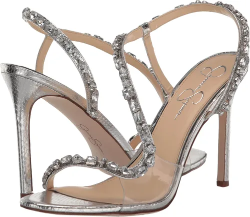 Vista 7 de Jessica Simpson Jaycin - Sandalias de tacón adornadas para mujer