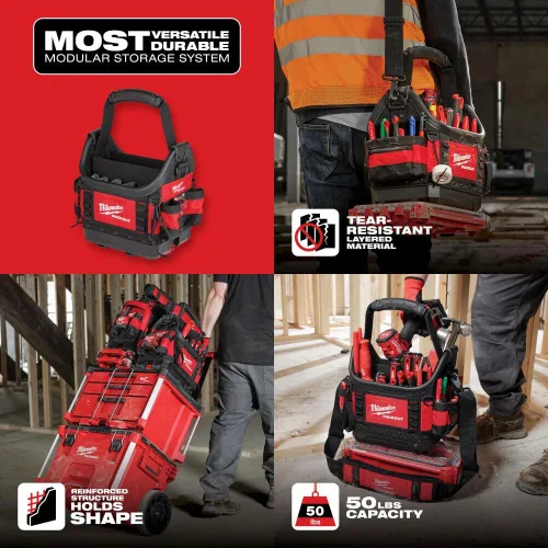 Vista 7 de Milwaukee Electric - PACKOUTTRADE 10 Bolso estructurado