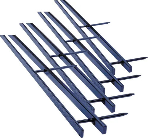 Vista 5 de GBC Espinas de encuadernación, paquete de 25, resellables, 2 pulgadas de profundidad, 4 espinas de pines, capacidad de 200 hojas, VeloBind, negro
