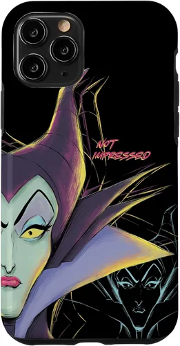 Vista 27 de iPhone 16 Disney Villains Maléfica No Impressed Funda de Halloween