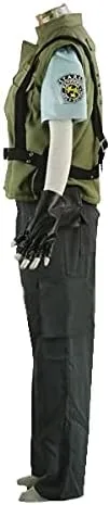 Vista 5 de Chris Redfield S.T.A.R.S. - Disfraz de uniforme para cosplay hecho a medida en cualquier