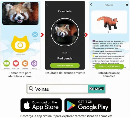 Vista 2 de Volnau Juego de 20 piezas de juguetes de valla de corral de granja, accesorios de panel, figuras de animales de granero para niños pequeños, juego