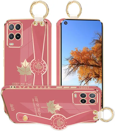 Vista 9 de Funda de teléfono para Oppo A54, funda estética de silicona a prueba de golpes para mujer, funda protectora para Oppo A54, funda delgada con anillo