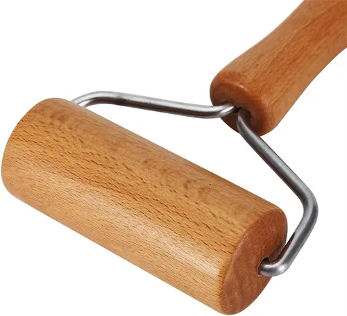 Vista 9 de Rodillo de pastelería y pizza Baker Roller Utensilios de cocina de madera para hornear (2)