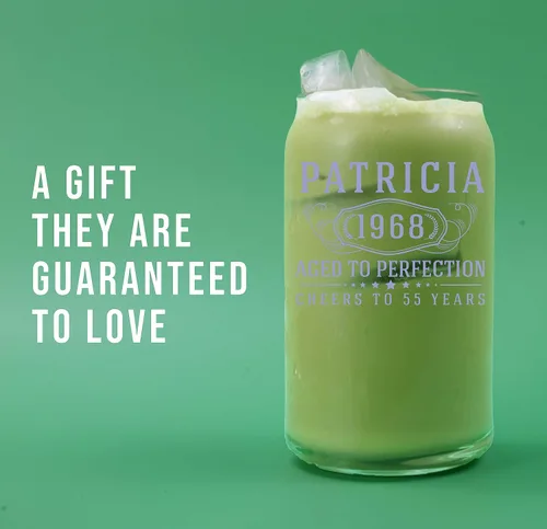 Vista 2 de Vaso impreso personalizado de 16 onzas – Regalos personalizados para hombres y mujeres, hermana, mamá, papá, idea de regalo de taza para beber