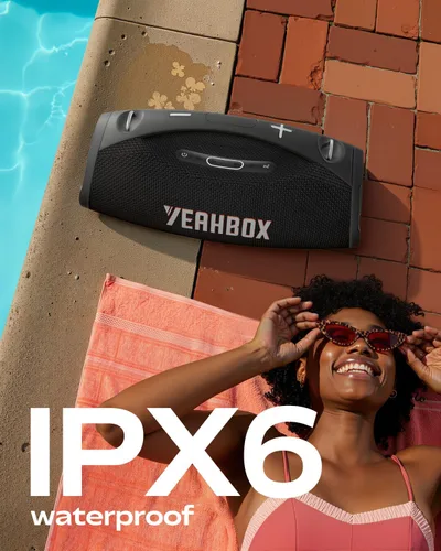 Vista 8 de YEAHBOX P120K - Altavoz Bluetooth pico de 200 W con micrófonos inalámbricos Negro