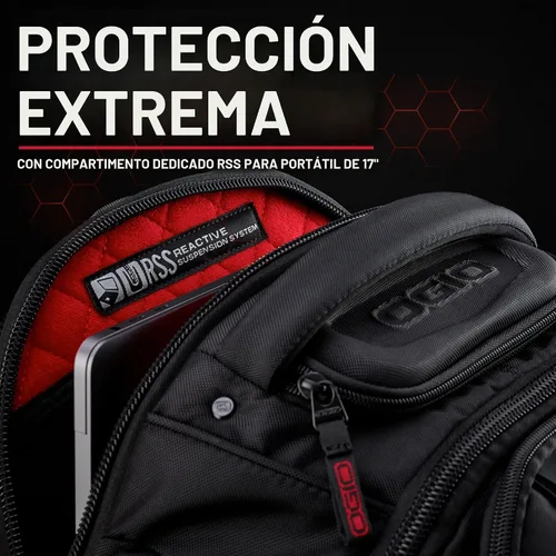 Vista 5 de Mochila Renegade para computadoras portátiles/tabletas de Ogio con RSS
