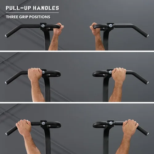 Vista 8 de Valor Fitness Power Tower Pull Up Bar & Dip Station for Home Gym Strength