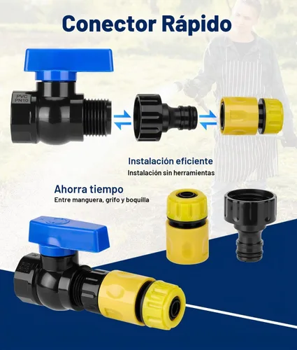 Vista 4 de Adaptador de tanque IBC de 3 tamaños, 2.44" fino, 2" fino, 2" fino, 2