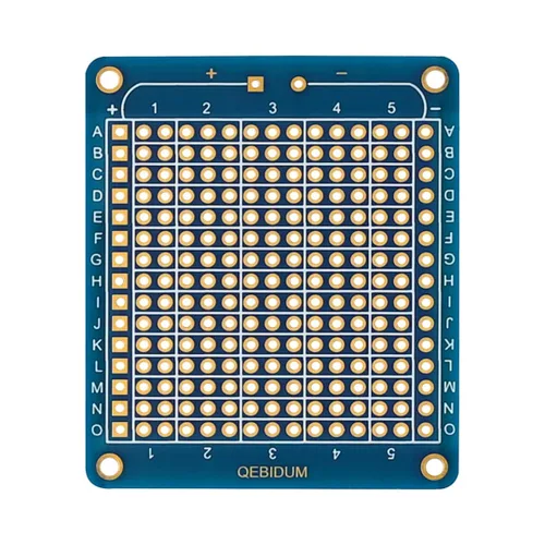 Vista 6 de Paquete de 10 mini tablas de pan soldables para bricolaje electrónico, placa de prototipo de PCB para proyectos Arduino, placas Perma-Proto de doble