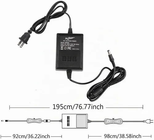 Vista 4 de Fuente de alimentación AC 9V 2000ma adaptador para línea 6 POD Digitech RP