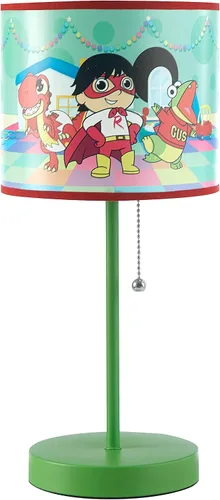 Vista 14 de Lámpara de mesa para niños Frozen 2 con cadena de tracción, metal, pantalla decorativa impresa temática Multicolor