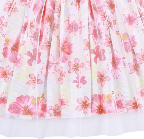Vista 3 de Vestido de niña casual sin mangas tutú de tul para fiesta escolar de 4 a 12 años