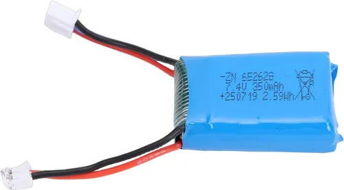 Vista 2 de Drfeify Batería de coche RC 350mAh, batería de Li con conector para 244016 RC coche de control remoto modelo de juguete